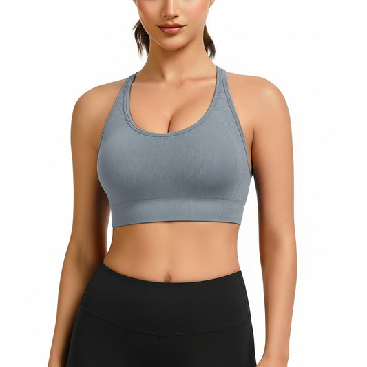 Adjustable Criss Cross Back Sports Bra