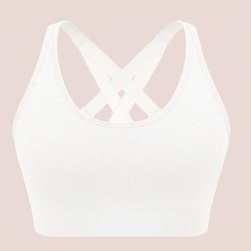 Adjustable Criss Cross Back Sports Bra