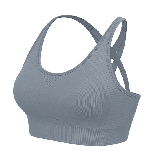 Adjustable Criss Cross Back Sports Bra