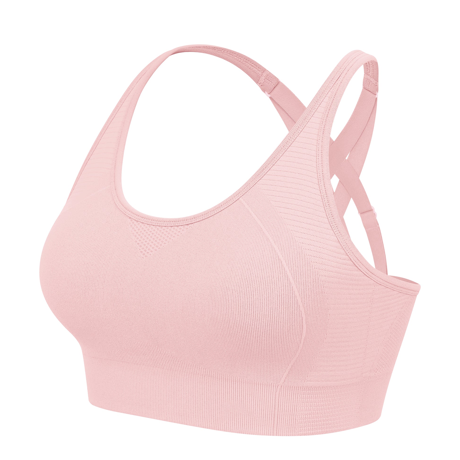 Adjustable Criss Cross Back Sports Bra