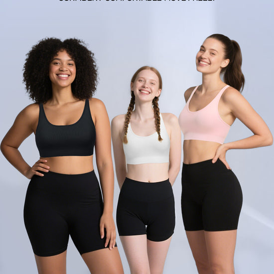 Adjustable Criss Cross Back Sports Bra
