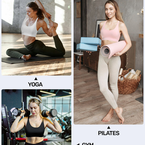 Adjustable Criss Cross Back Sports Bra