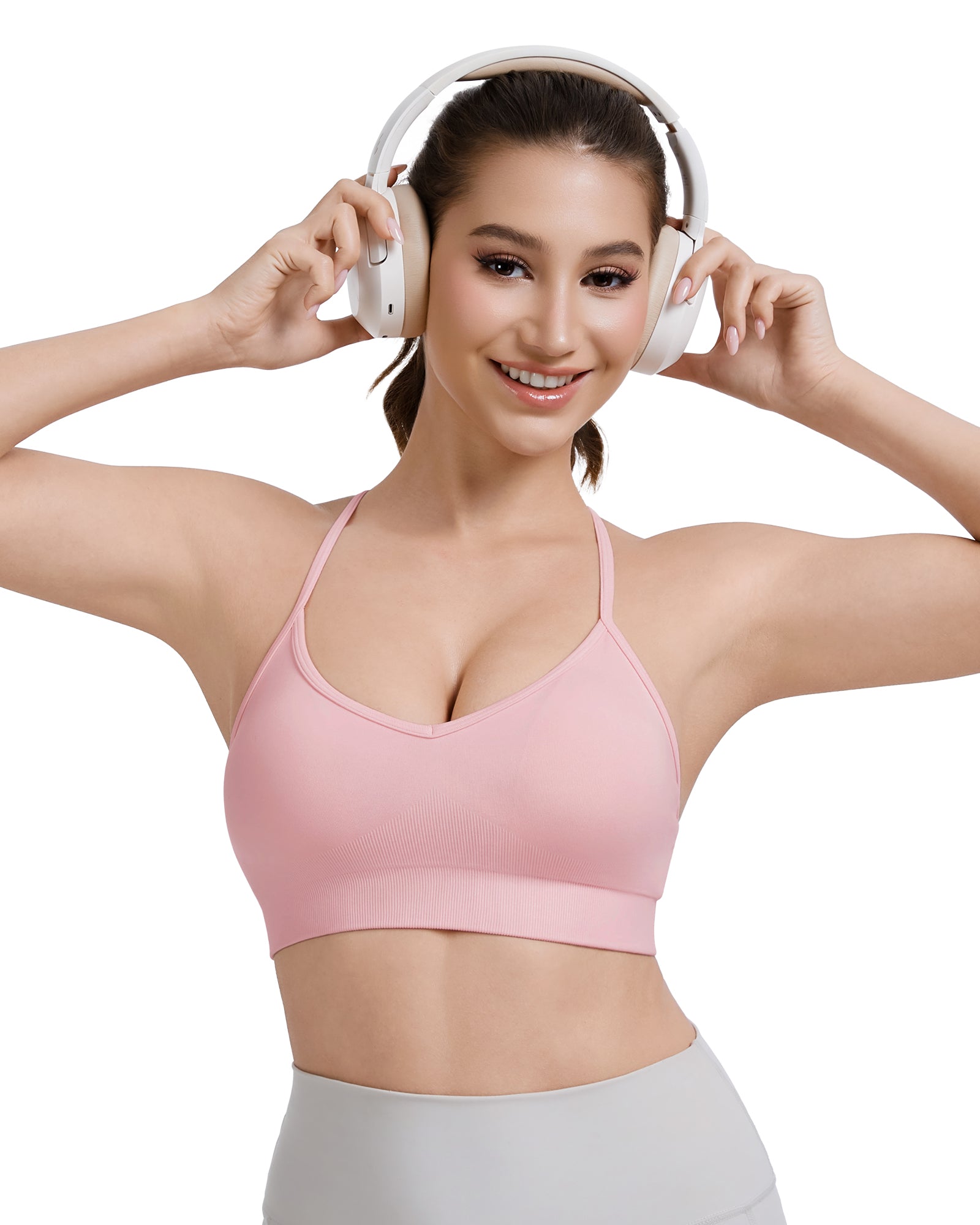 Adjustable Cross Back Sports Bra