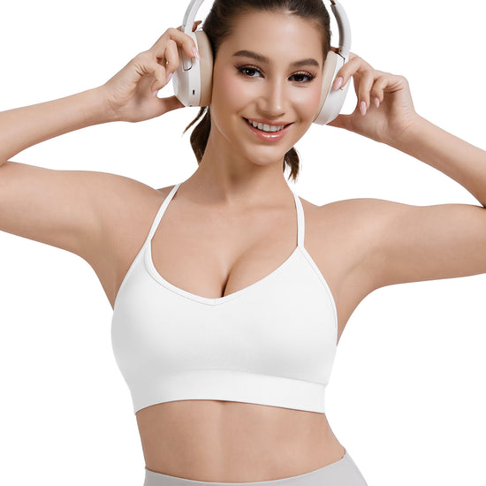 Adjustable Cross Back Sports Bra