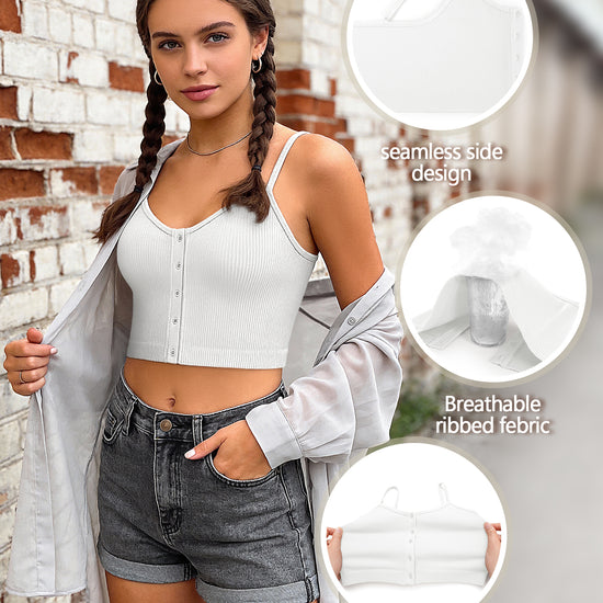 Button Front Cami Top