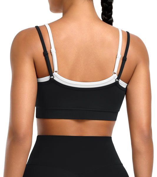 Removable Padded Low Impact Yoga Bra
