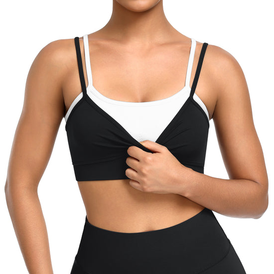 Removable Padded Low Impact Yoga Bra