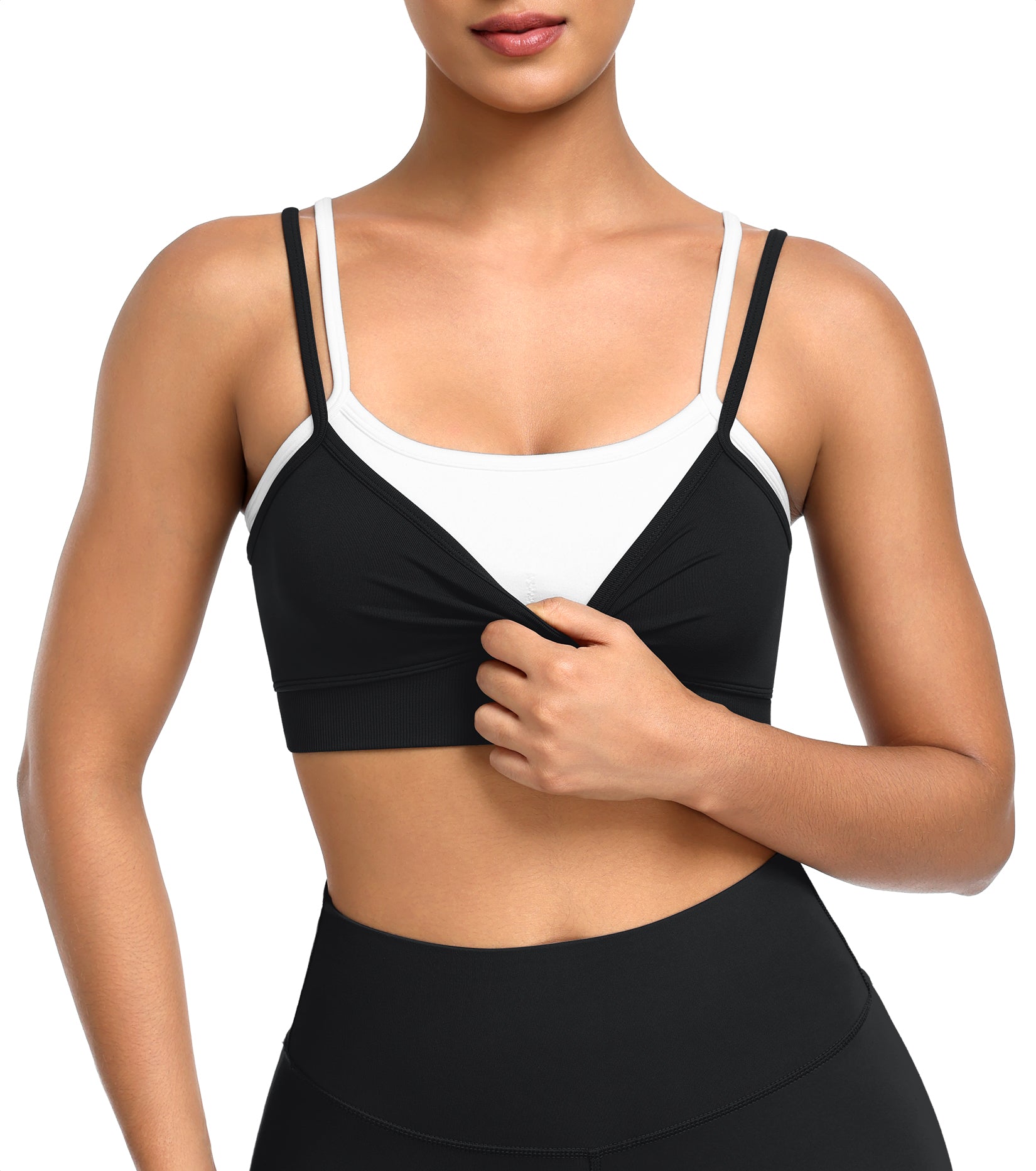 Removable Padded Low Impact Yoga Bra