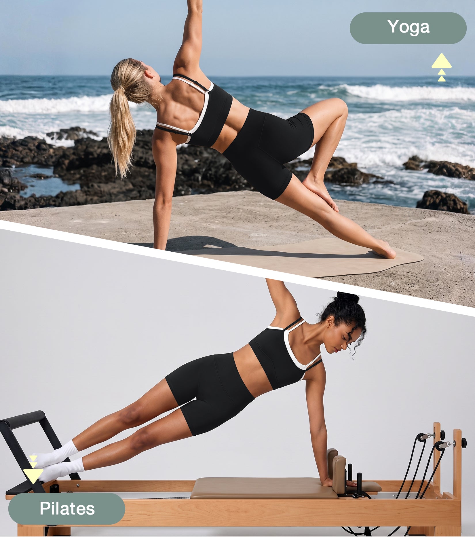 Removable Padded Low Impact Yoga Bra