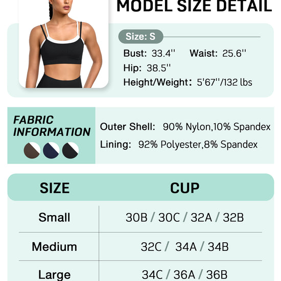 Removable Padded Low Impact Yoga Bra