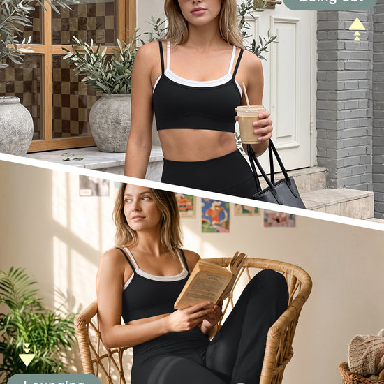 Removable Padded Low Impact Yoga Bra