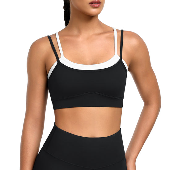 Removable Padded Low Impact Yoga Bra