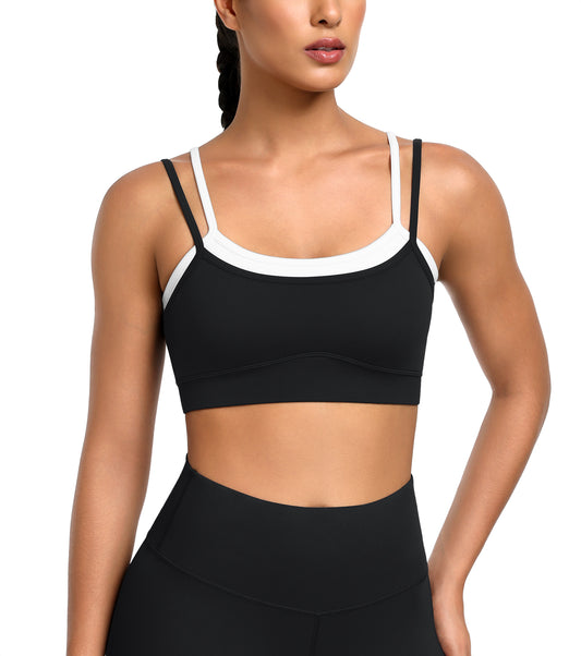 Removable Padded Low Impact Yoga Bra