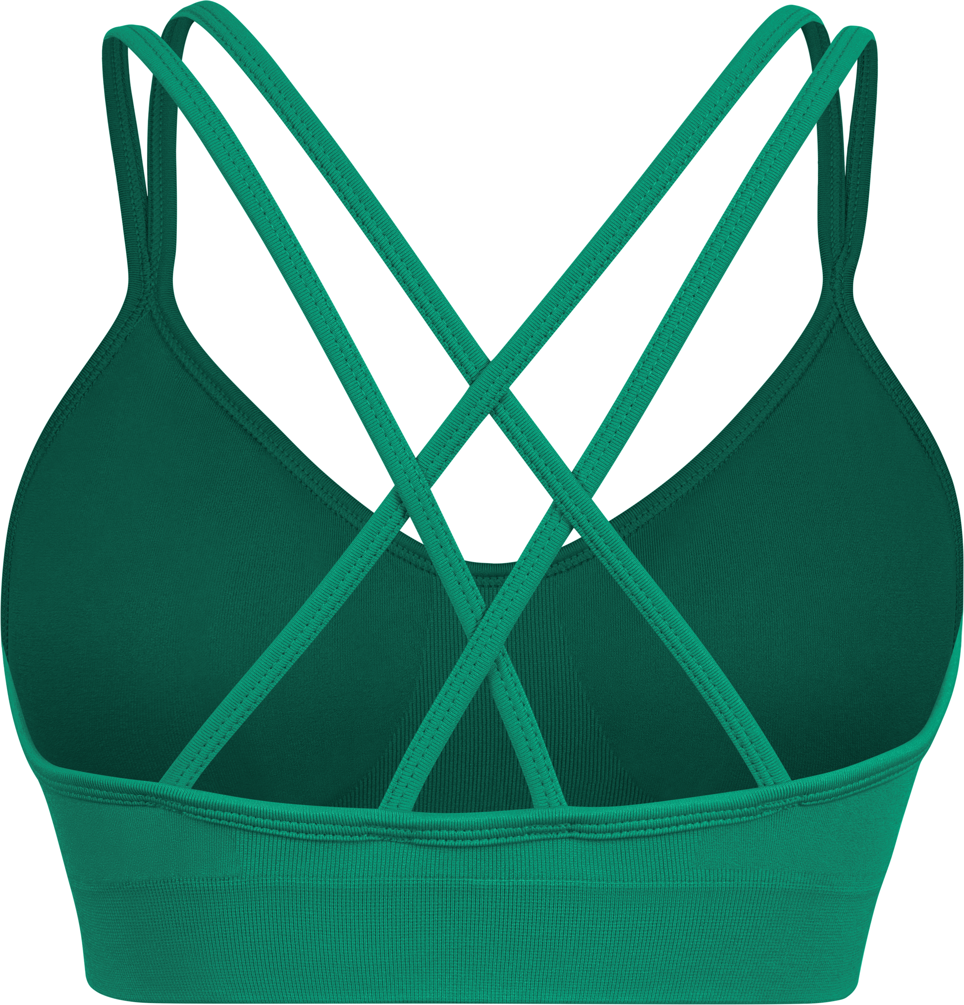 VEQKING Women's Cross Back Sports Bra Padded Strappy Medium Support